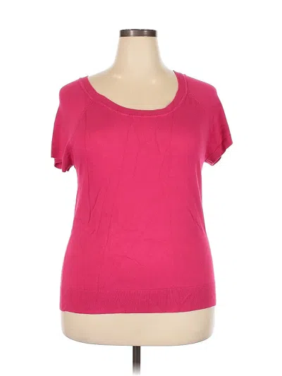 Pre-owned Torrid Cardigan Sweater In Pink