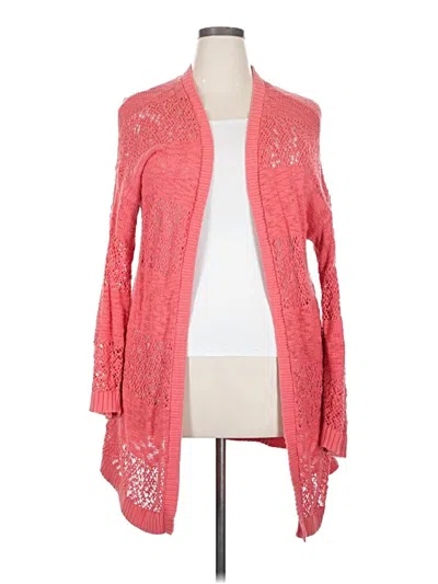 Pre-owned Torrid Cardigan Sweater In Pink
