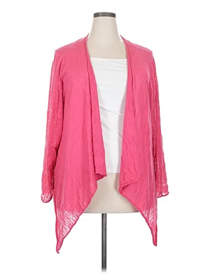 Pre-owned Torrid Cardigan Sweater In Pink