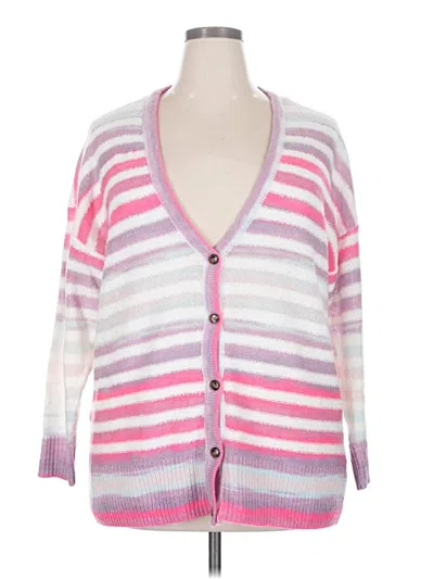 Pre-owned Torrid Cardigan Sweater In Pink
