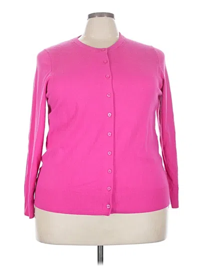 Pre-owned Torrid Cardigan Sweater In Pink