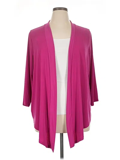 Pre-owned Torrid Cardigan Sweater In Pink