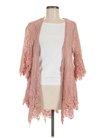 Pre-owned Torrid Cardigan Sweater In Pink