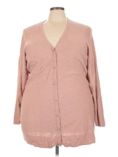 Pre-owned Torrid Cardigan Sweater In Pink