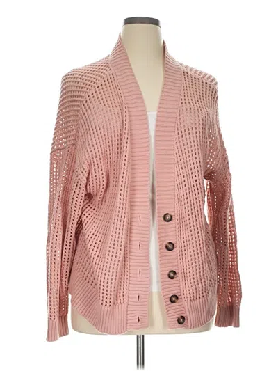 Pre-owned Torrid Cardigan Sweater In Pink