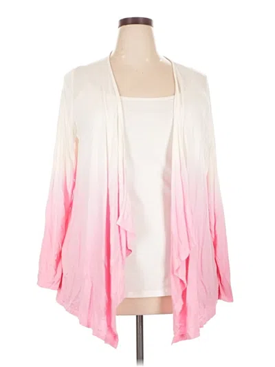 Pre-owned Torrid Cardigan Sweater In Pink