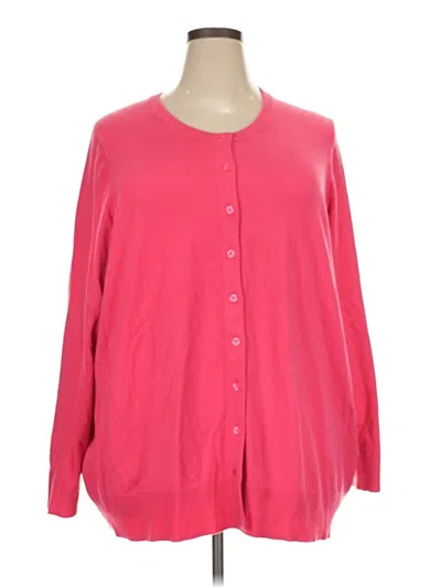 Pre-owned Torrid Cardigan Sweater In Pink