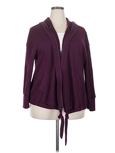 Pre-owned Torrid Cardigan Sweater In Purple