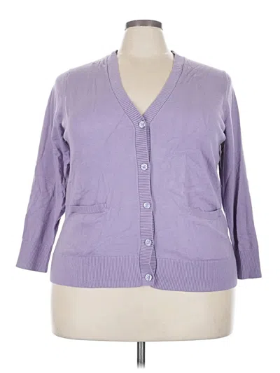 Pre-owned Torrid Cardigan Sweater In Purple