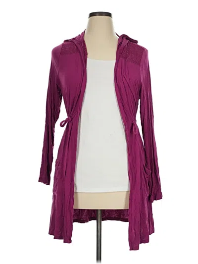 Pre-owned Torrid Cardigan Sweater In Purple