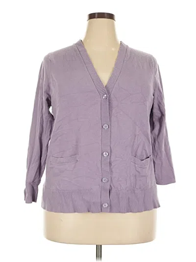 Pre-owned Torrid Cardigan Sweater In Purple