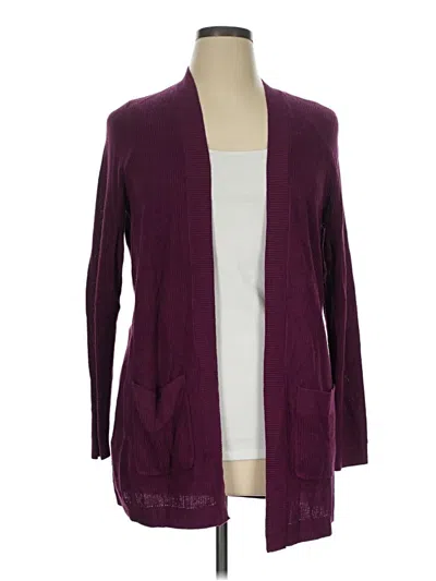Pre-owned Torrid Cardigan Sweater In Purple
