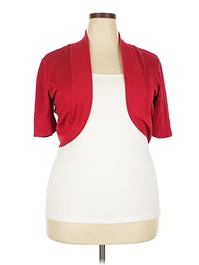 Pre-owned Torrid Cardigan Sweater In Red