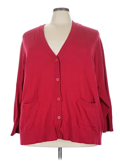 Pre-owned Torrid Cardigan Sweater In Red
