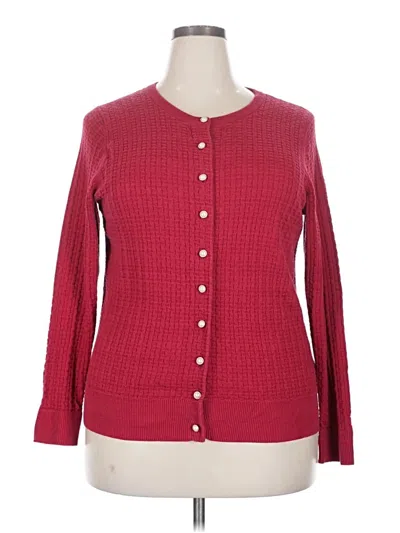 Pre-owned Torrid Cardigan Sweater In Red