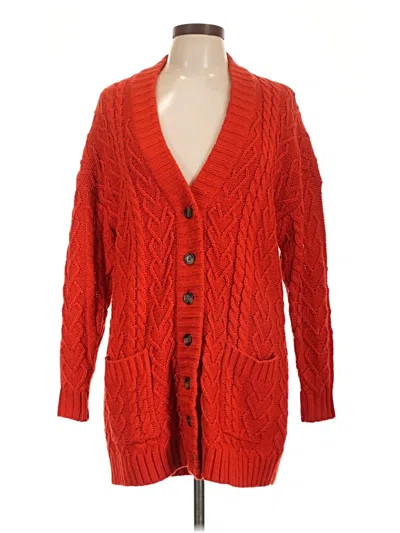 Pre-owned Torrid Cardigan Sweater In Red