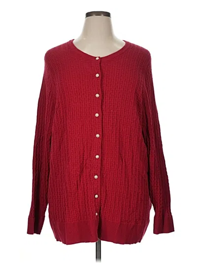 Pre-owned Torrid Cardigan Sweater In Red