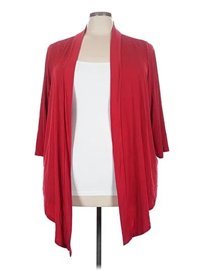 Pre-owned Torrid Cardigan Sweater In Red