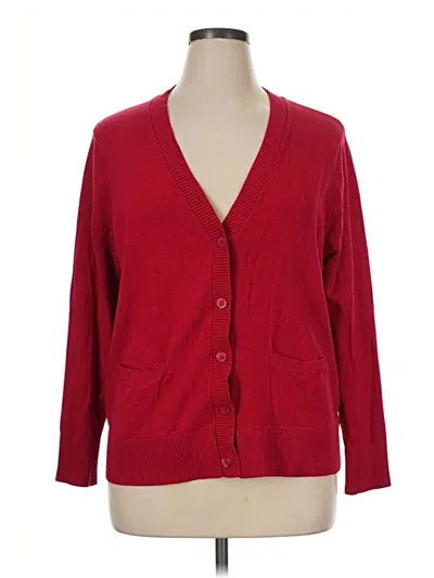 Pre-owned Torrid Cardigan Sweater In Red