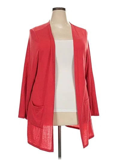 Pre-owned Torrid Cardigan Sweater In Red