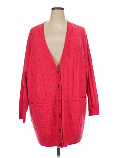 Pre-owned Torrid Cardigan Sweater In Red