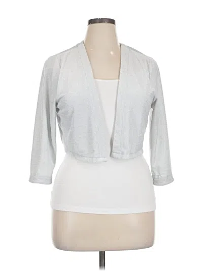 Pre-owned Torrid Cardigan Sweater In Silver