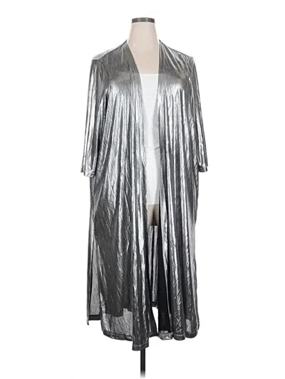 Pre-owned Torrid Cardigan Sweater In Silver