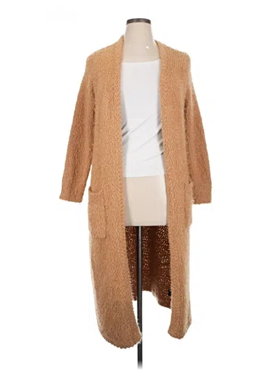Pre-owned Torrid Cardigan Sweater In Tan
