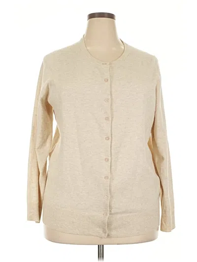 Pre-owned Torrid Cardigan Sweater In Tan