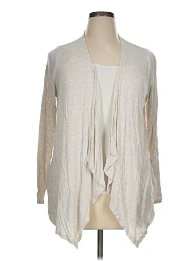 Pre-owned Torrid Cardigan Sweater In Tan