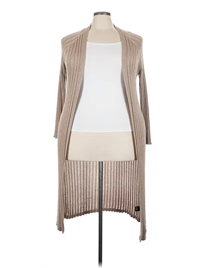 Pre-owned Torrid Cardigan Sweater In Tan