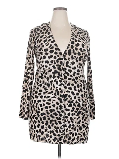 Pre-owned Torrid Cardigan Sweater In Tan