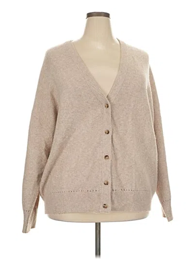 Pre-owned Torrid Cardigan Sweater In Tan