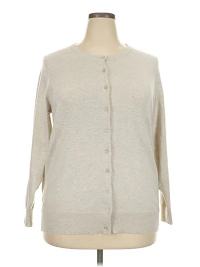 Pre-owned Torrid Cardigan Sweater In Tan