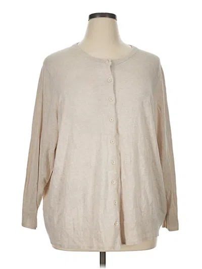 Pre-owned Torrid Cardigan Sweater In Tan