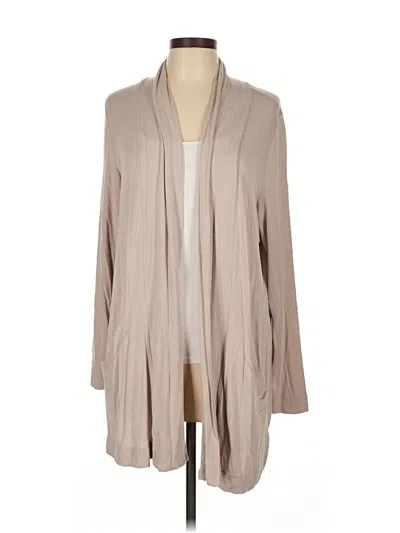 Pre-owned Torrid Cardigan Sweater In Tan