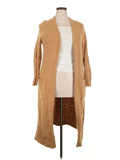 Pre-owned Torrid Cardigan Sweater In Tan