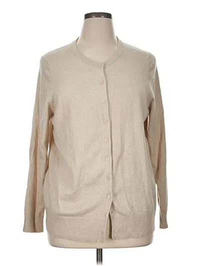 Pre-owned Torrid Cardigan Sweater In Tan