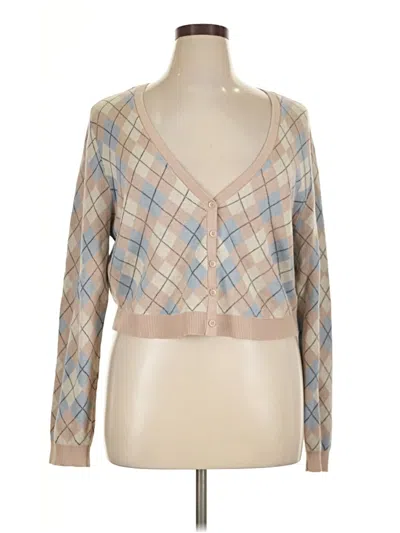 Pre-owned Torrid Cardigan Sweater In Tan