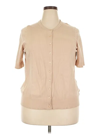 Pre-owned Torrid Cardigan Sweater In Tan