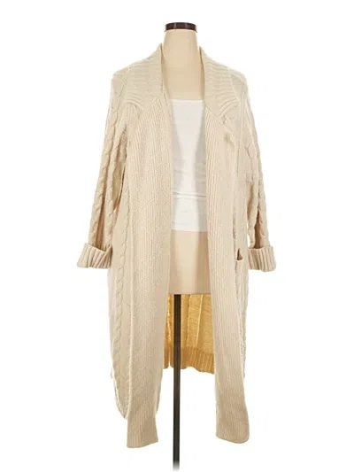 Pre-owned Torrid Cardigan Sweater In Tan