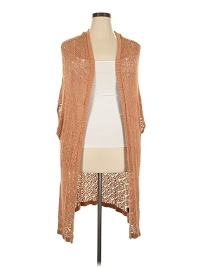 Pre-owned Torrid Cardigan Sweater In Tan