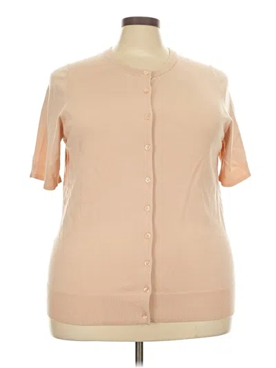 Pre-owned Torrid Cardigan Sweater In Tan