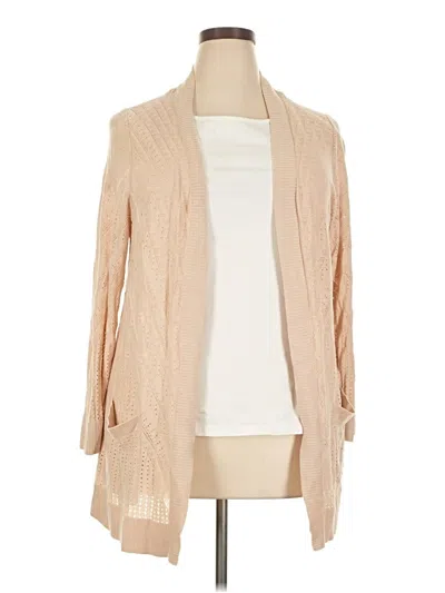 Pre-owned Torrid Cardigan Sweater In Tan