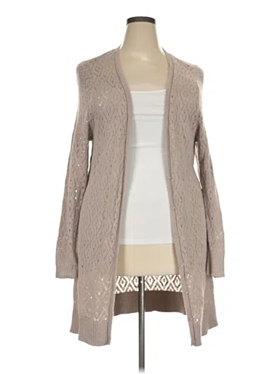 Pre-owned Torrid Cardigan Sweater In Tan