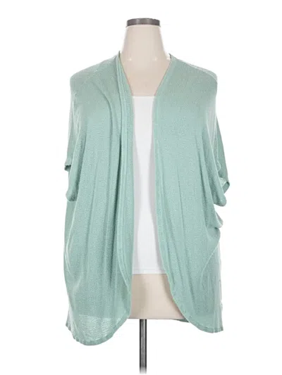 Pre-owned Torrid Cardigan Sweater In Teal
