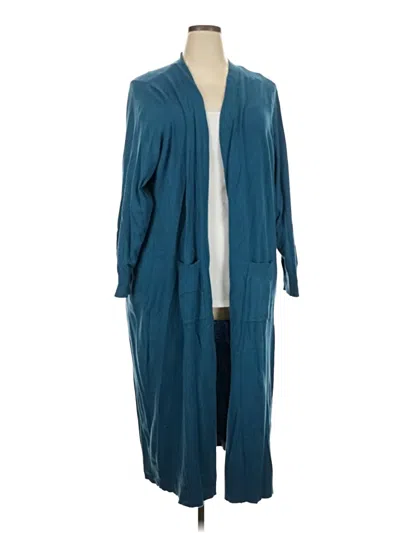 Pre-owned Torrid Cardigan Sweater In Teal