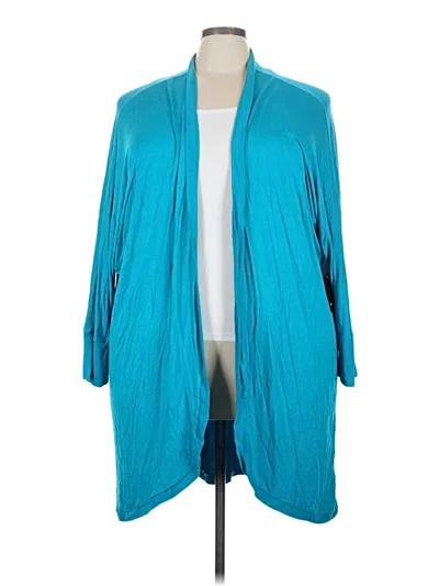 Torrid Cardigan Sweater In Teal