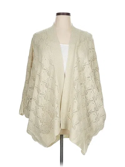 Pre-owned Torrid Cardigan Sweater In White