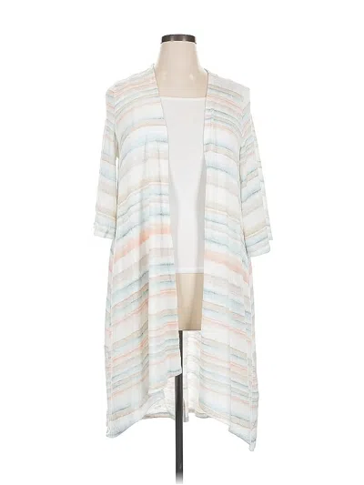 Pre-owned Torrid Cardigan Sweater In White